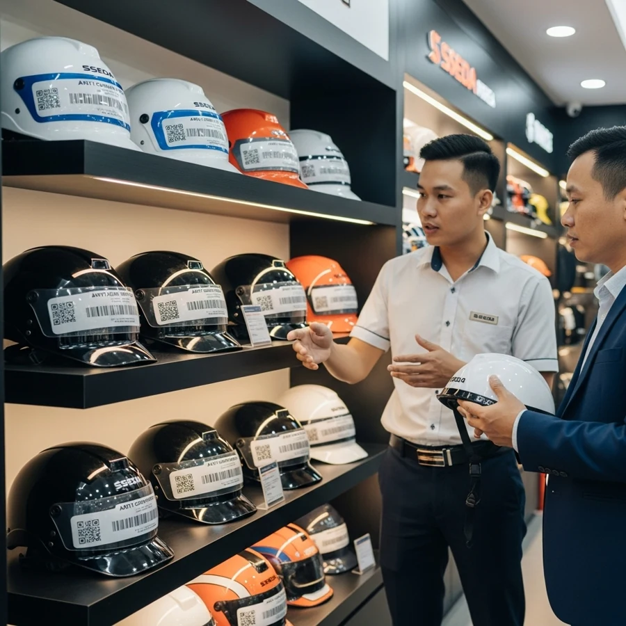 Địa chỉ phân phối uy tín mũ bảo hộ Sseda Hàn Quốc toàn quốc