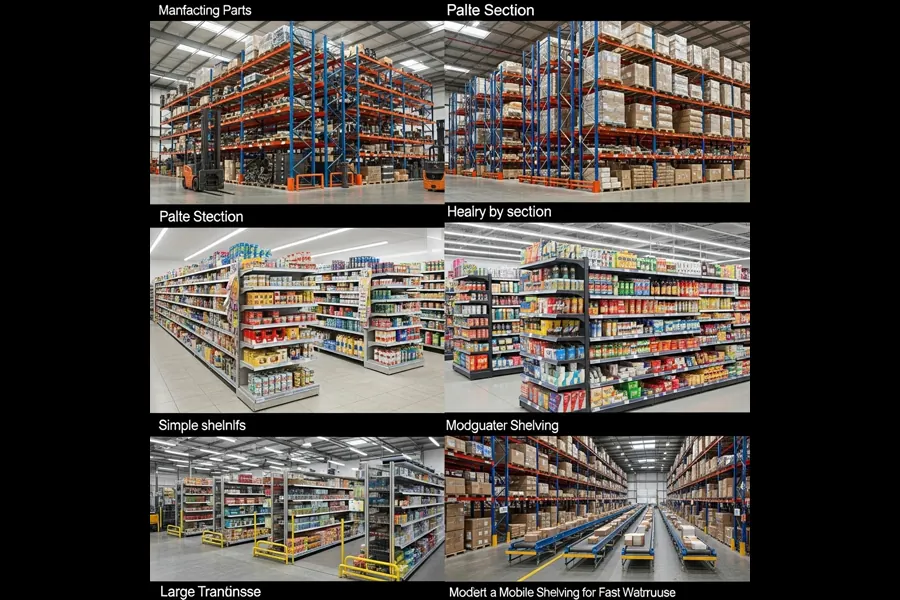 Các hình thức setup kệ kho hàng phổ biến