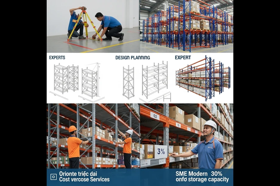 Quy trình setup kệ kho hàng hiệu quả