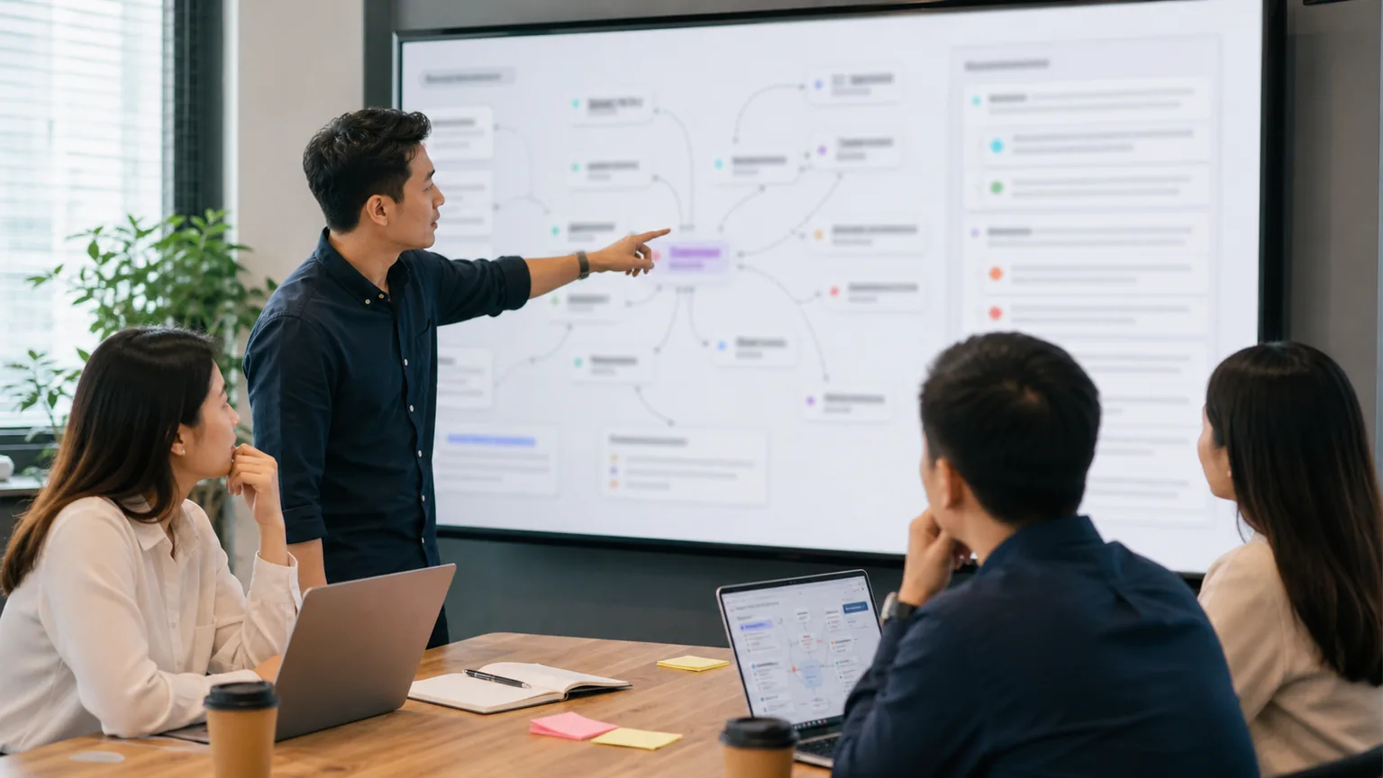 Ảnh đội marketing SME phân tích brand query map để tăng khả năng thương hiệu xuất hiện trong câu trả lời ChatGPT