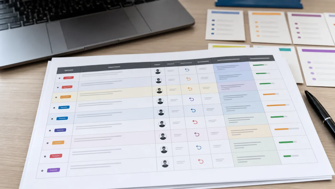 Ảnh incident log cho AI Marketing policy với các hàng màu owner rollback và update control