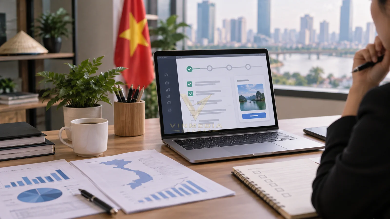 Ảnh AI biên tập về doanh nghiệp Việt có chạy ChatGPT Ads được không