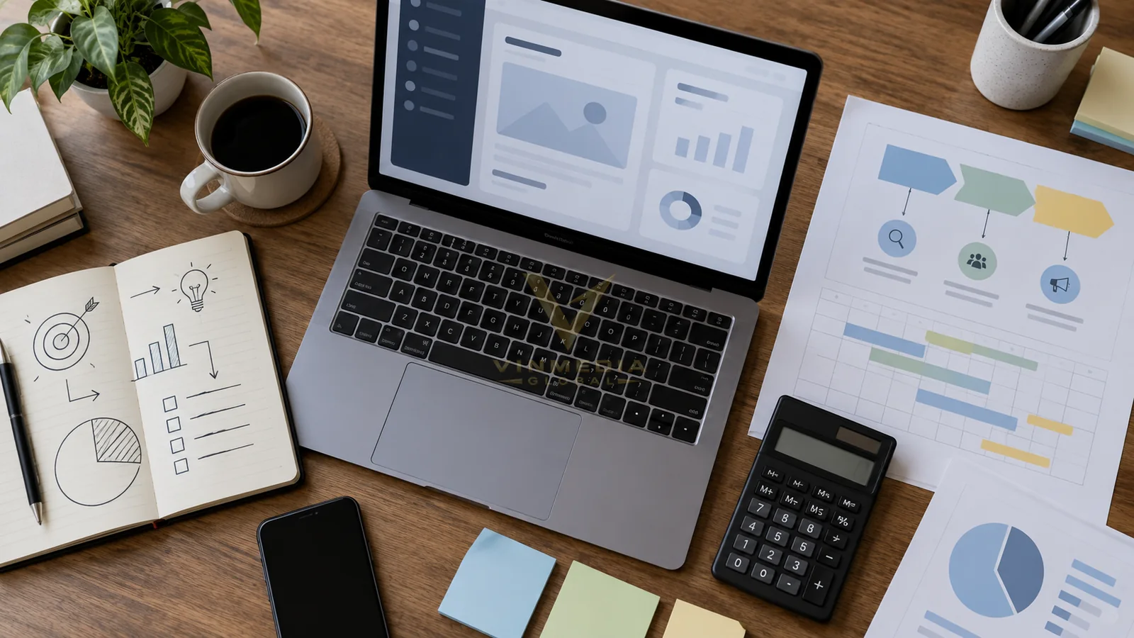 Ảnh AI biên tập về cách lập chiến dịch ChatGPT Ads đầu tiên
