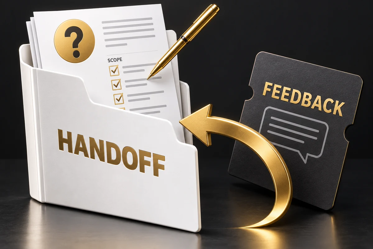 Tài liệu content được bàn giao và nhận phản hồi từ sales