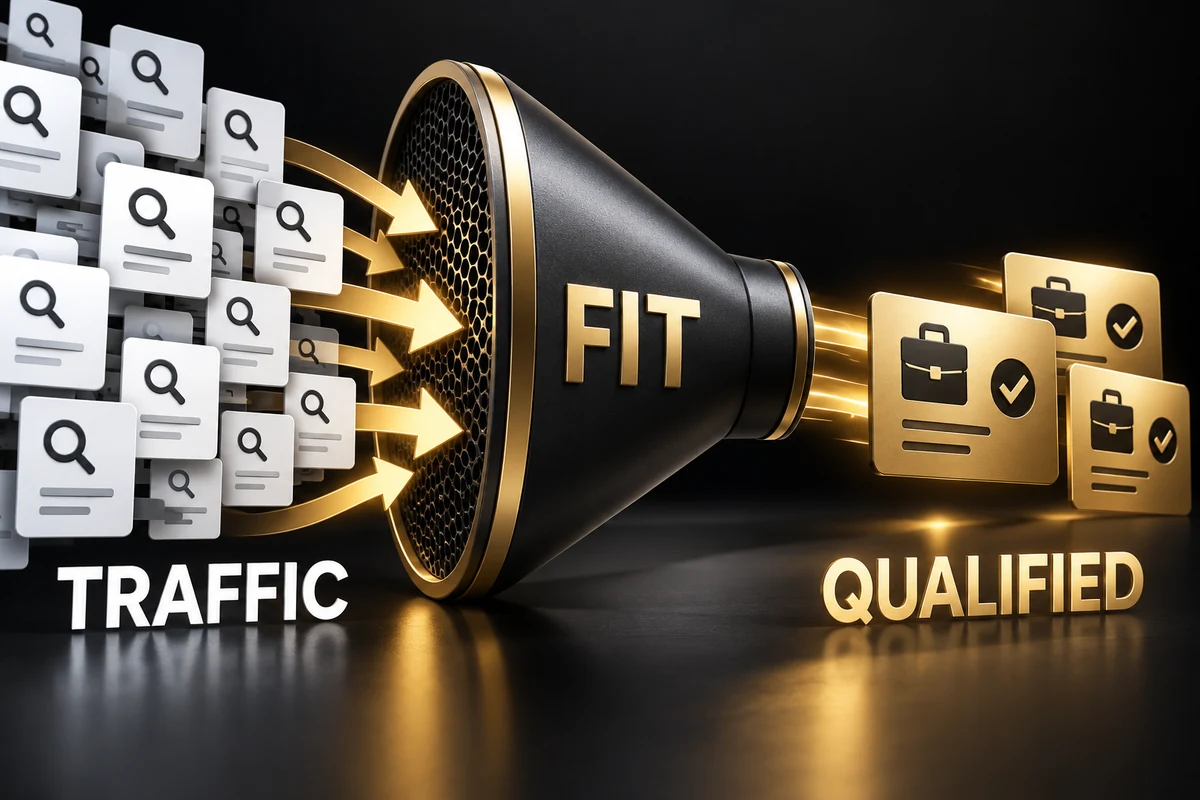 Lọc traffic theo mức phù hợp để xem lead chất lượng